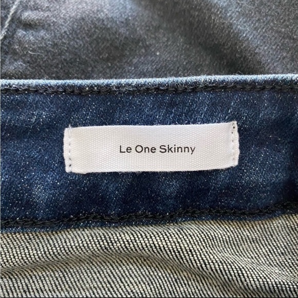 Women’s FRAME Denim Le One Skinny Mid Rise Jeans Size 1 (23-28, US 00-6) - Picture 5 of 14